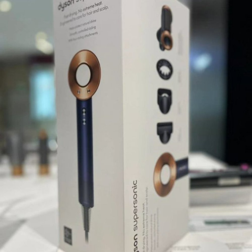 Black Dyson Supersonic Hair Dryer